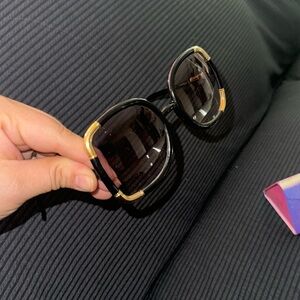 70s Vintage Ted Lapidus Paris Oversized Sunglasses Plus Oversized Vtg